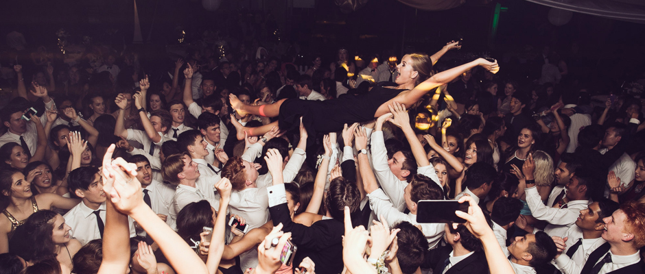 School Ball Crowd Surfing